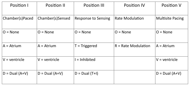 NBG Pacemaker Code (2002)